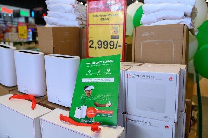 Safaricom now sells 4G and 5G routers at all Quickmart stores for KES 2,999, with easy activation and flexible plans.