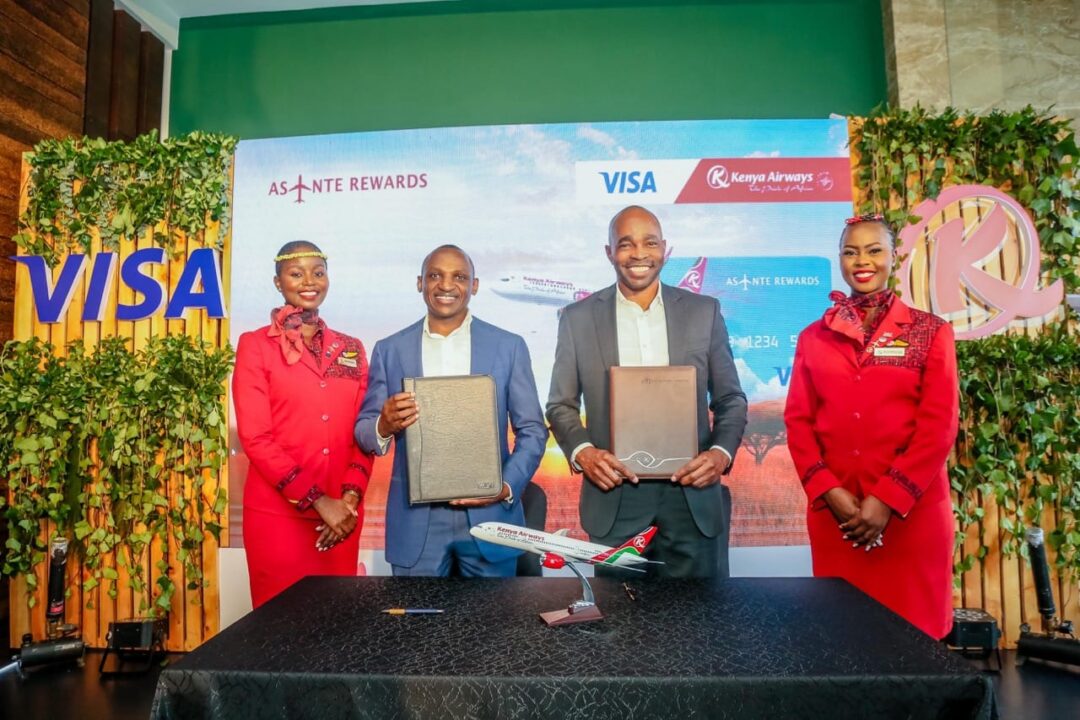 Kenya Airways announced a strategic co-brand agreement with Visa to introduce innovative payment solutions that transform the travel experience while promoting digital payment adoption in aviation