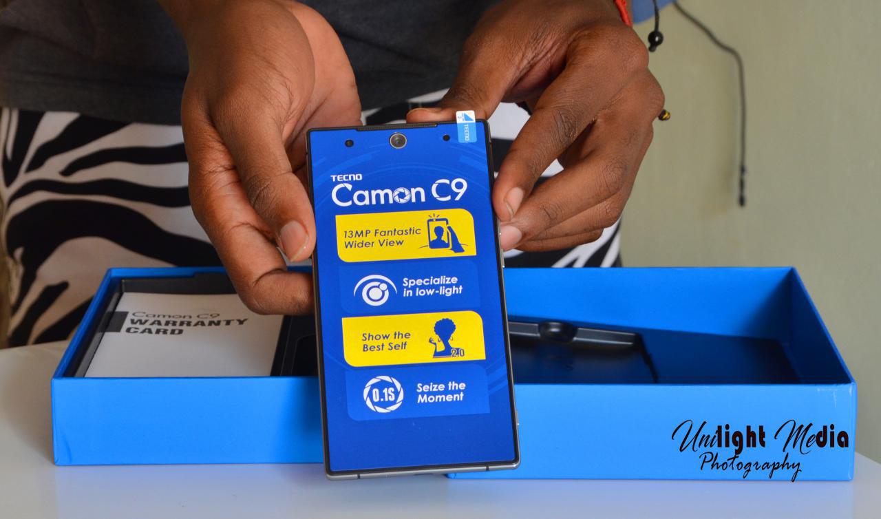 TECNO Camon C9 Unboxing