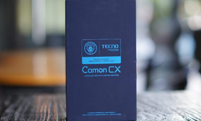 TECNO Camon CX Manchester City Edition