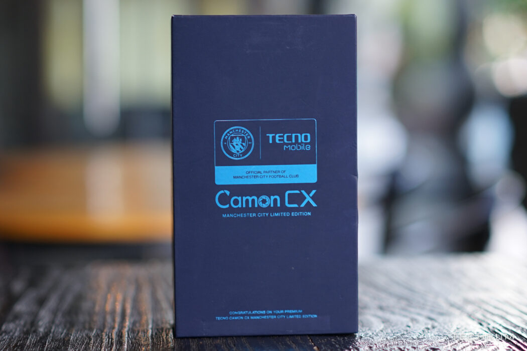 TECNO Camon CX Manchester City Edition