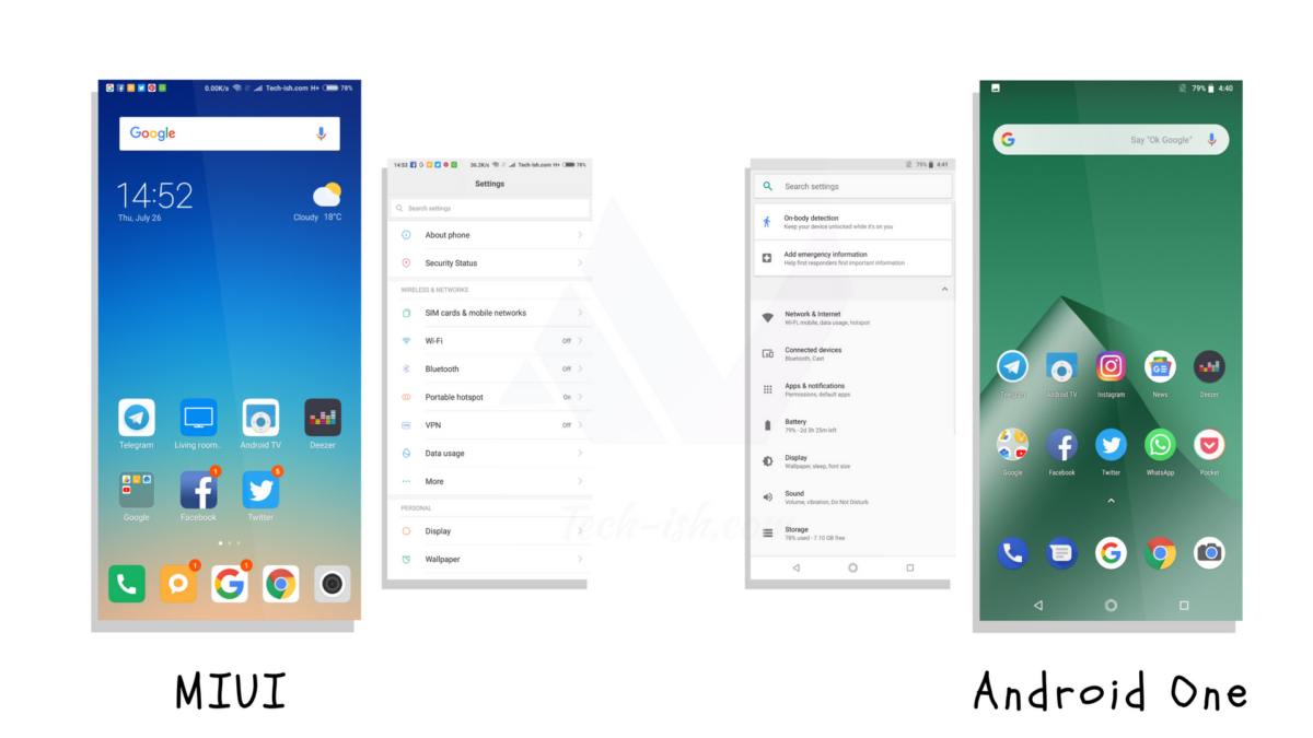 MiUI vs Stock Android