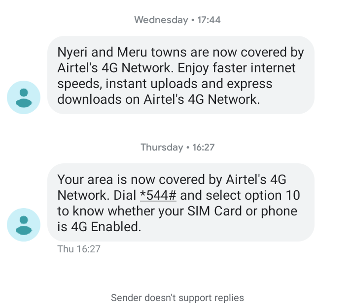 Airtel 4G Netowrks KenyaAirtel 4G Netowrks Kenya