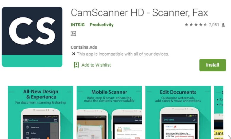 Camscanner Malware
