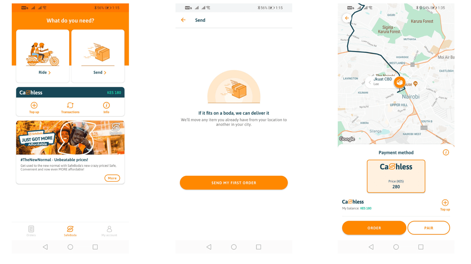 Safeboda Kenya introduces "Send" options for parcels Techish Kenya