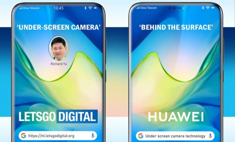 Huawei Under Display Camera Patent