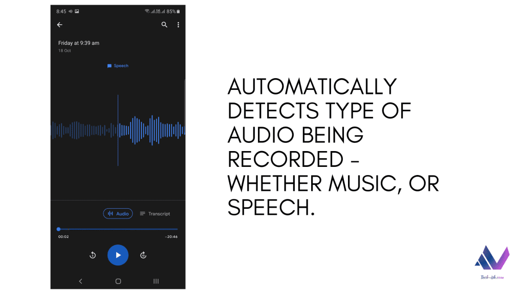 Google Pixel 4 VOICE Recorder