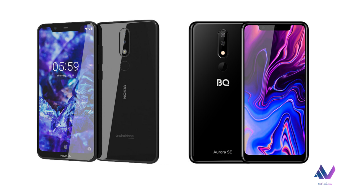 Nokia 5.1 PLus BQ Aurora SE