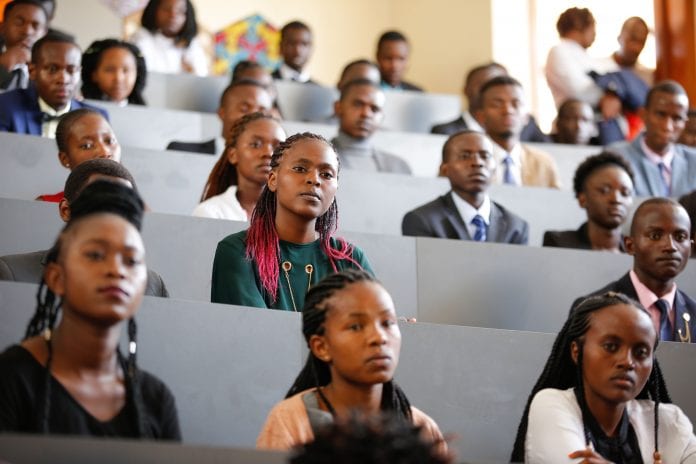 M-PESA Foundation Academy Scholars during the Uongozi leadership centre for Post High School Programme