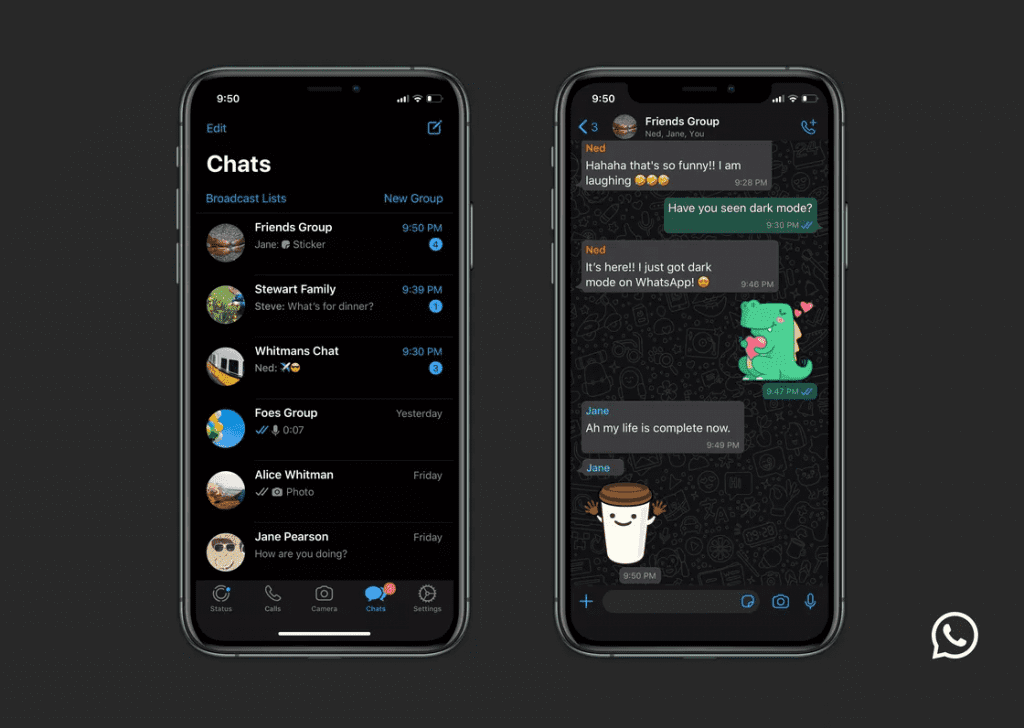 WhatsApp Dark Mode now available for everyone 