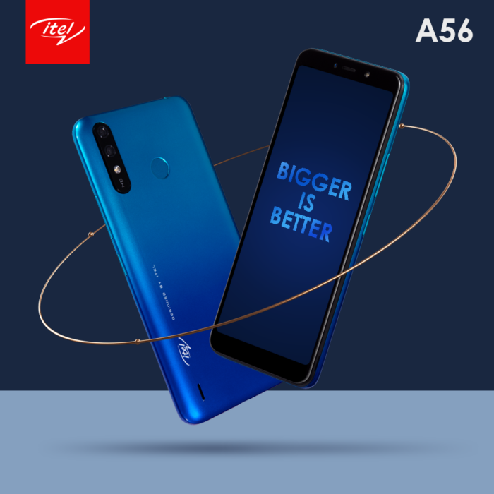 itel's new ultra-budget A56 with dual cameras now in Kenya