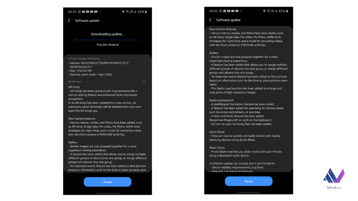 Samsung Galaxy NOTE 10 ONE UI 2.1 update brings S20 features and more