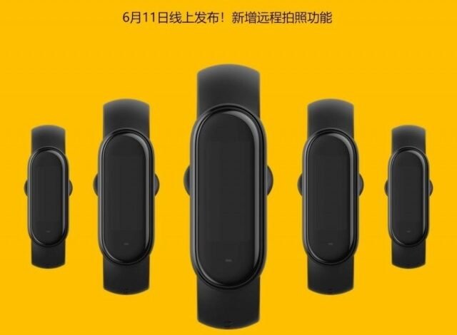 Xiaomi Mi Band 5 launching on June 11th with Blood Oxygen Saturation Sensor