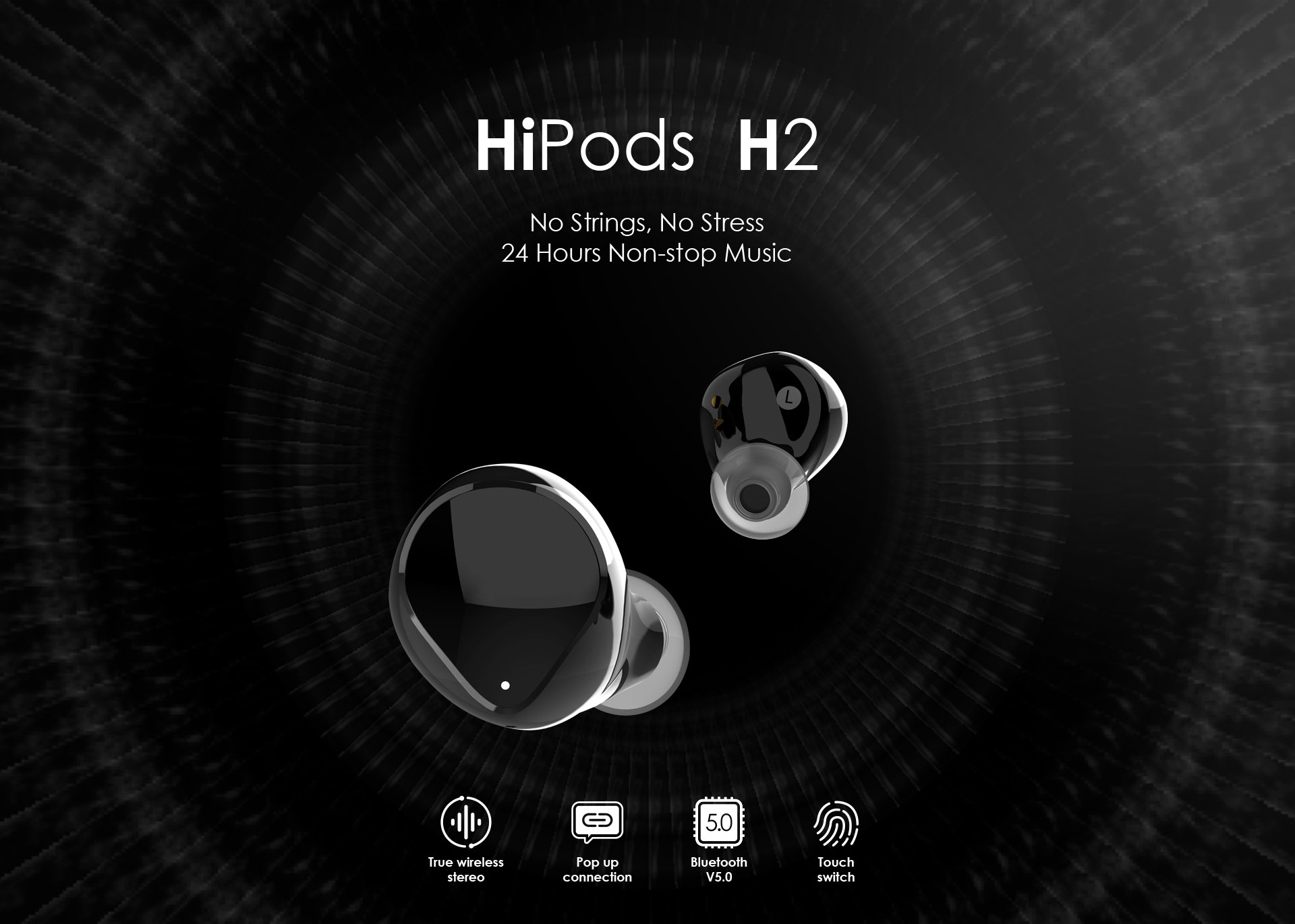 TECNO's first True Wireless Earbuds launched - HiPods H2