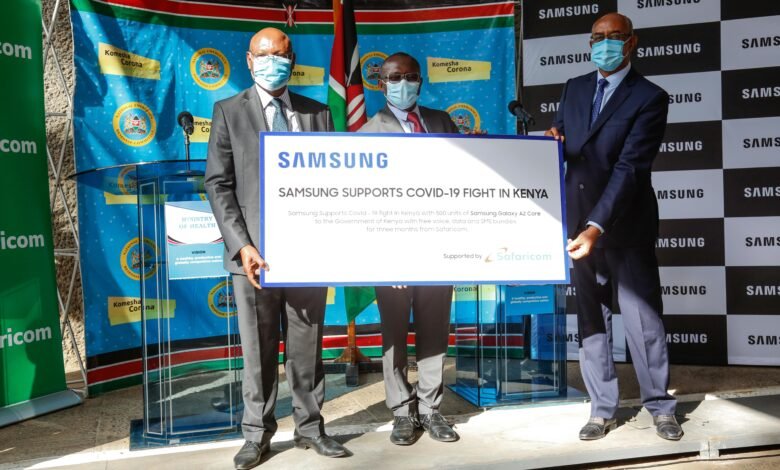 Samsung and Safaricom offer phones and monthly airtime to frontline health workers