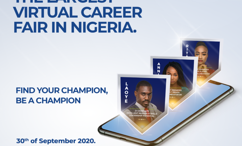 Nigeriaβs Leading Online Training and Job Placement Website to Host 250 Employers and 10,000 Jobseekers Online on 30th September 2020
