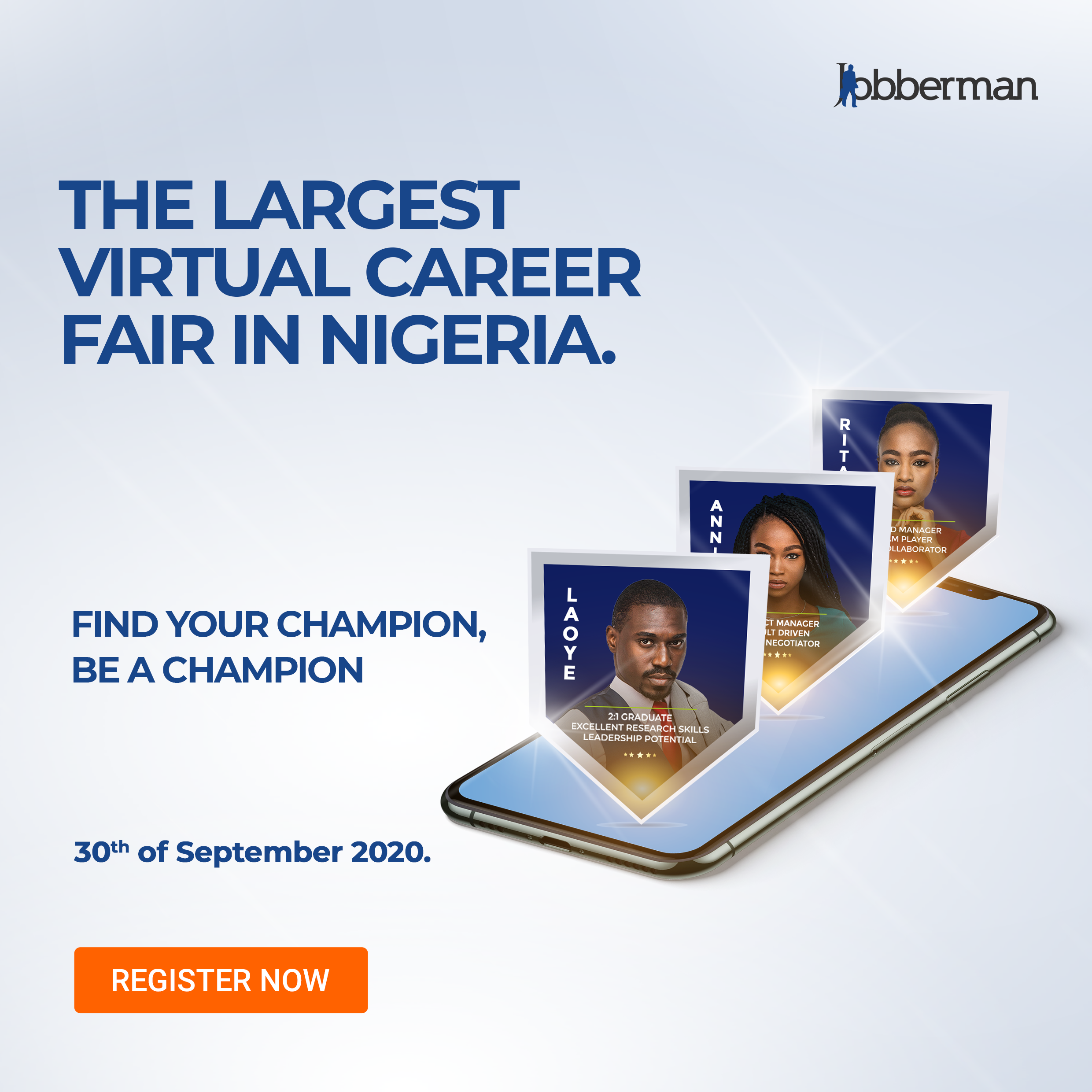 Nigeria’s Leading Online Training and Job Placement Website to Host 250 Employers and 10,000 Jobseekers Online on 30th September 2020