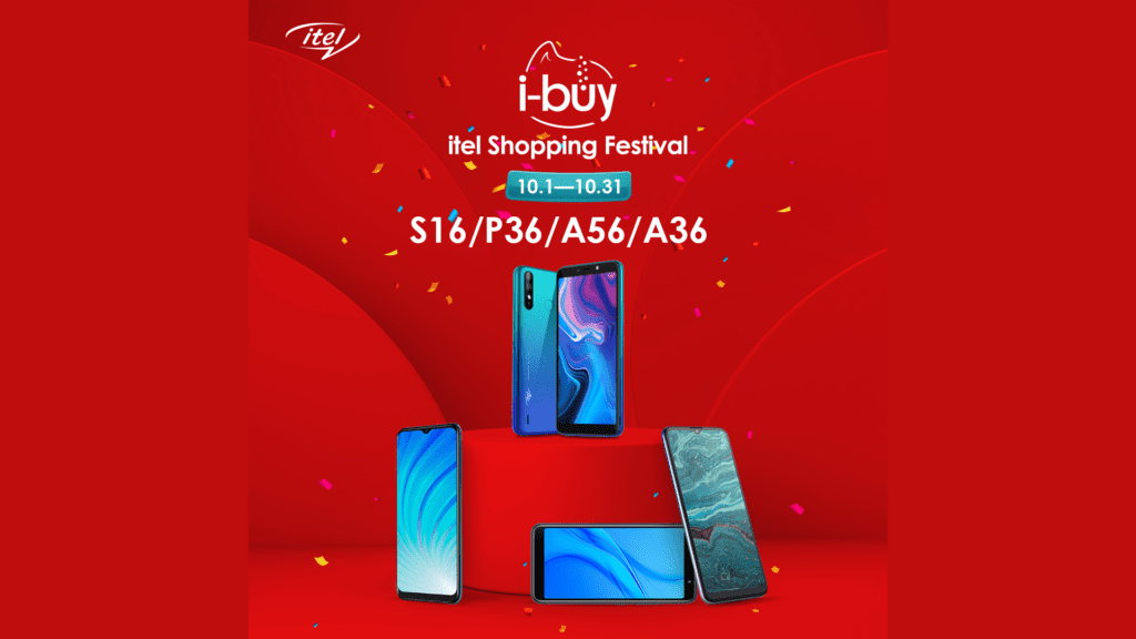 Win 100k weekly from itel's iBuy Shopping Festival