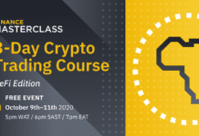 Binance, the world’s largest cryptocurrency exchange is running a​ FREE​ three-day crypto trading masterclass (with a focus on DeFi)