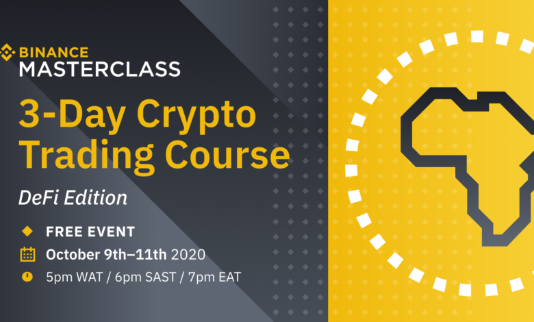 Binance, the worldβs largest cryptocurrency exchange is running aβ FREEβ three-day crypto trading masterclass (with a focus on DeFi)