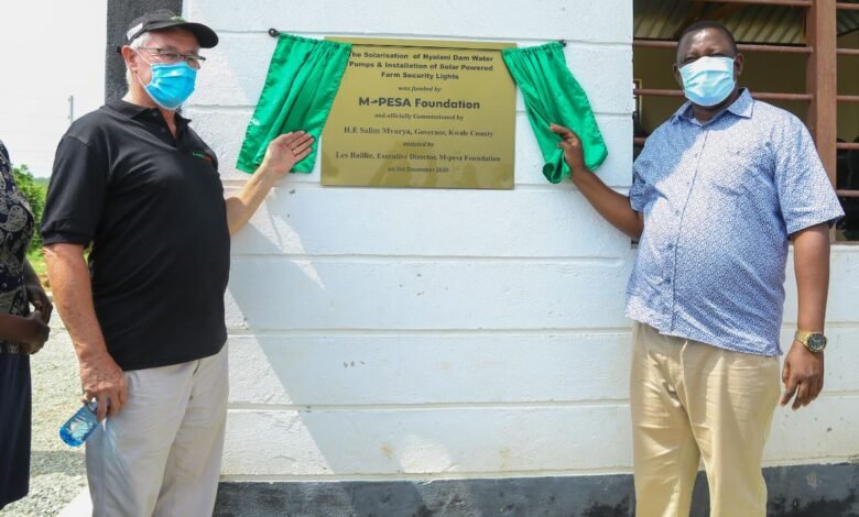 Residents in Kwale to benefit from Nyalani Dam water project by M-PESA Foundation