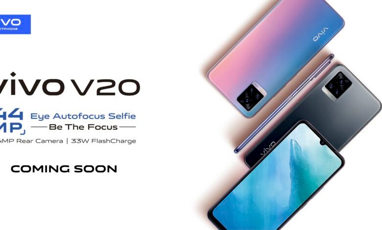 Vivo V20 Launching in Kenya with 44MP Selfie Camera
