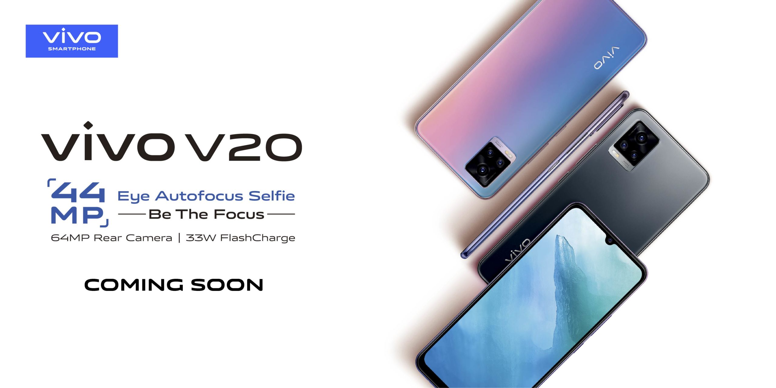 Vivo V20 Launching in Kenya with 44MP Selfie Camera