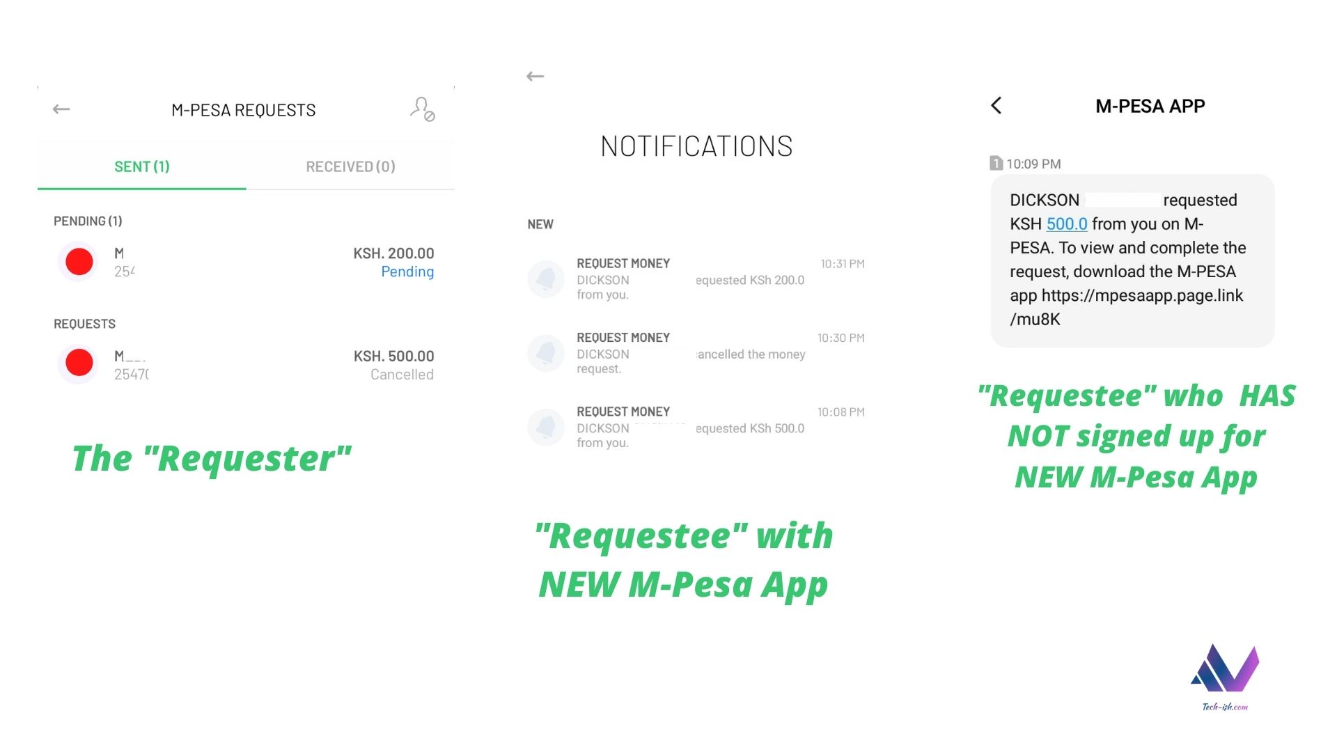 New M Pesa App Has A Feature That Allows Users To Request For Money - 4