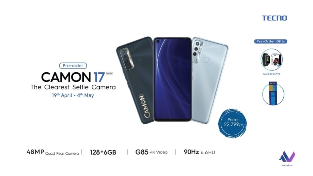 TECNO Camon 17 Specifications and Price in Kenya