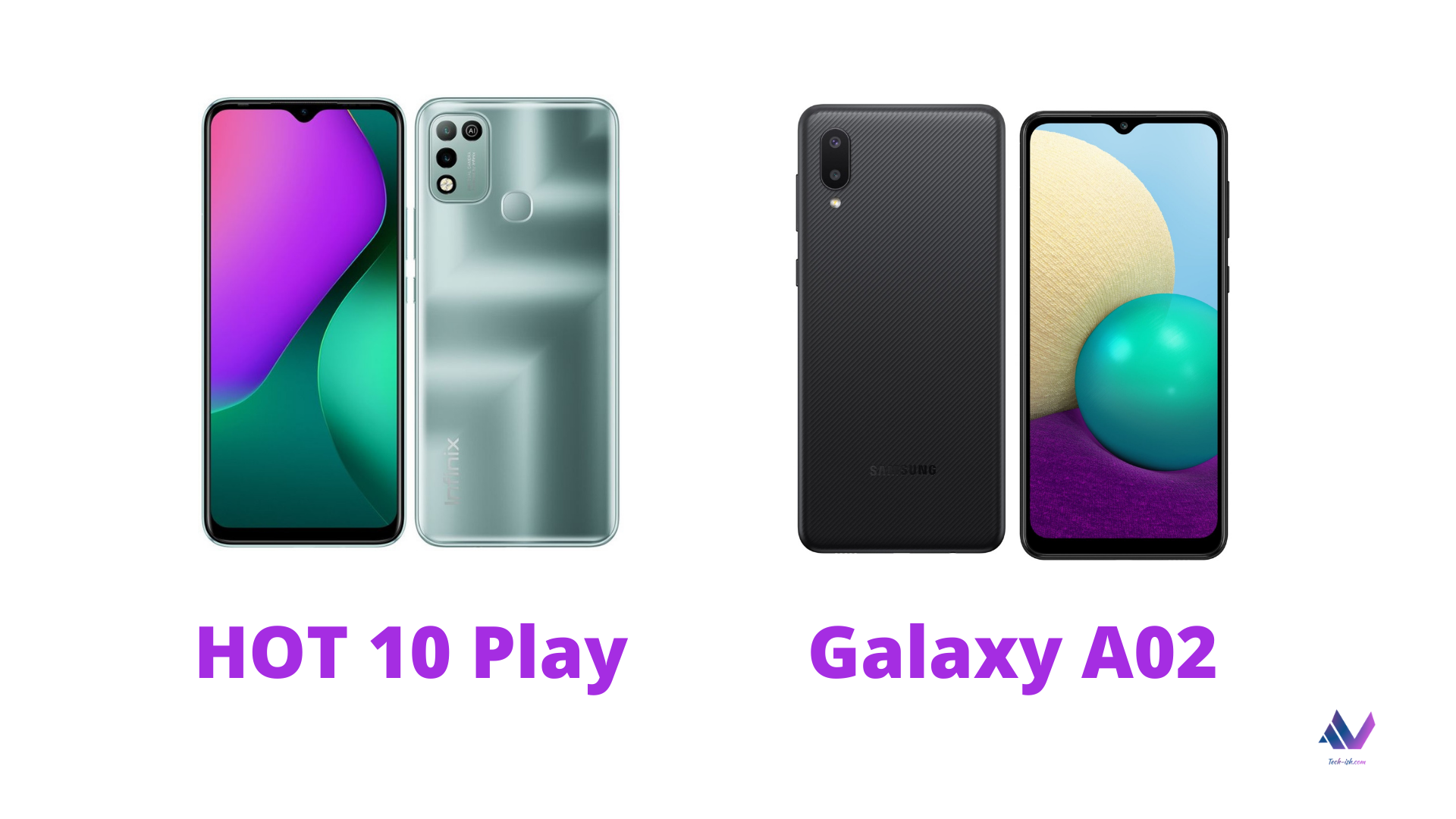 Infinix HOT10 Play vs Galaxy A02