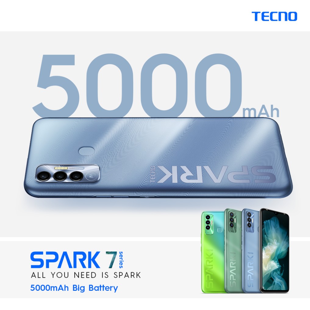 TECNO launches Spark 7p with 90Hz display, 4GB RAM, 5000mAh battery