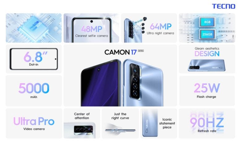 TECNO officially launches the Camon 17 Series in Kenya