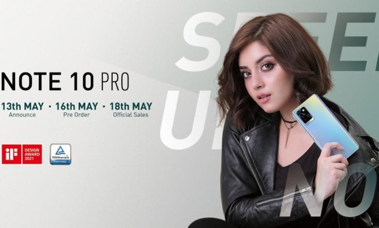Infinix NOTE 10 PRO launching on May 13th