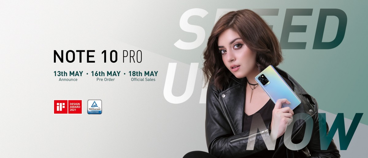 Infinix NOTE 10 PRO launching on May 13th