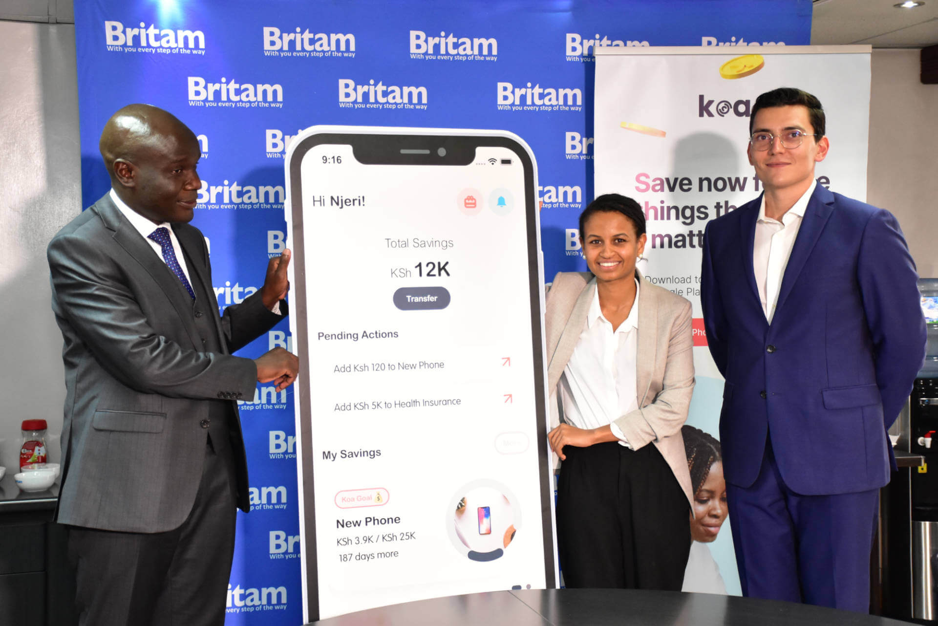 Britam partners with KOA to offer low risk investment opportunities