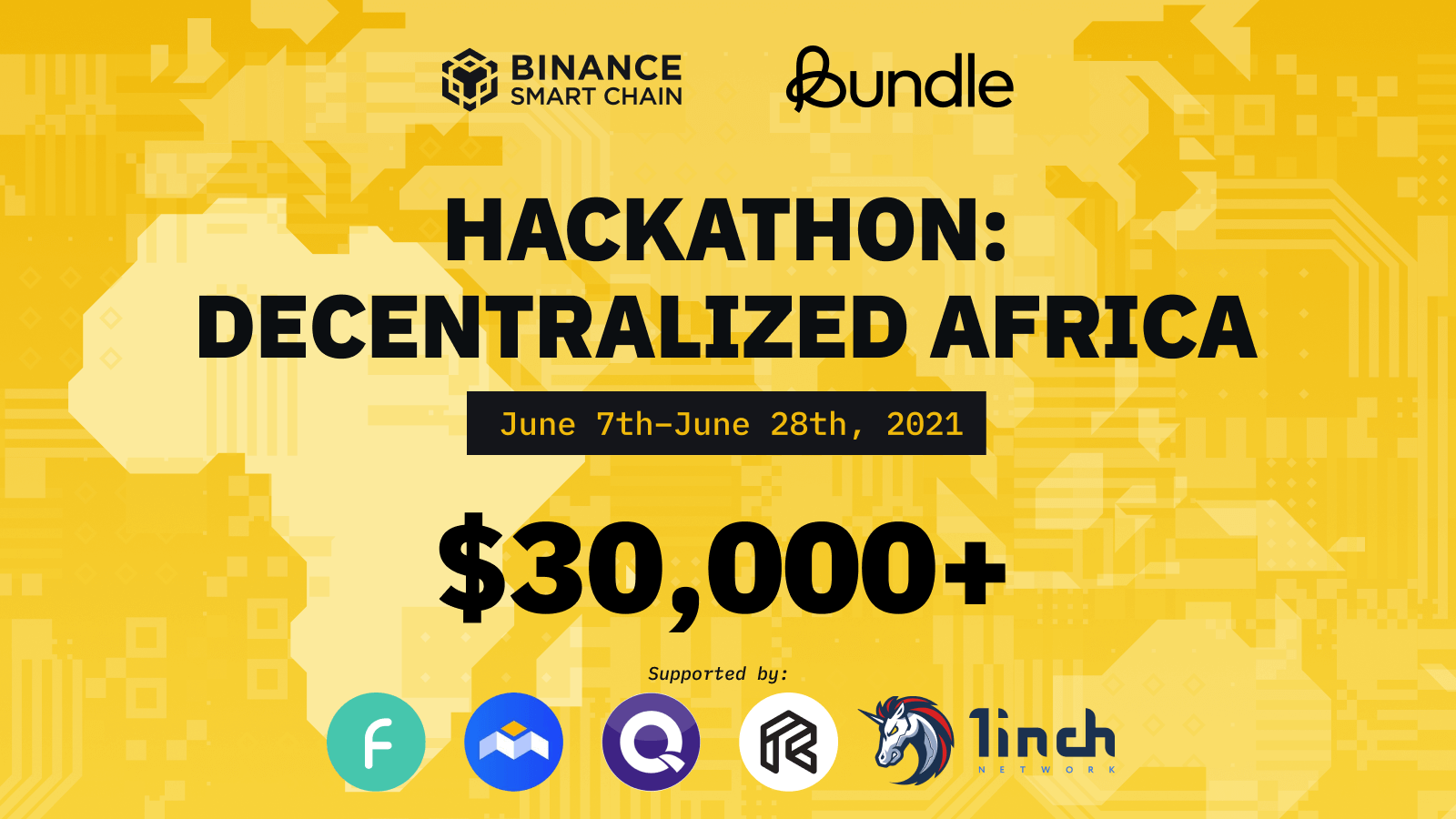 Binance Hackathon participants stand to win up to USD 30,000