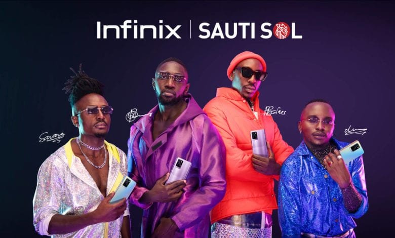 Infinix unveils Sauti Sol as its Brand Ambassadors