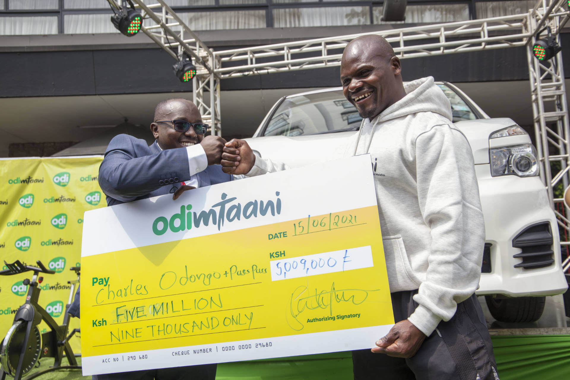 OdiBets partners with 'Ugali Man' Charles Odongo