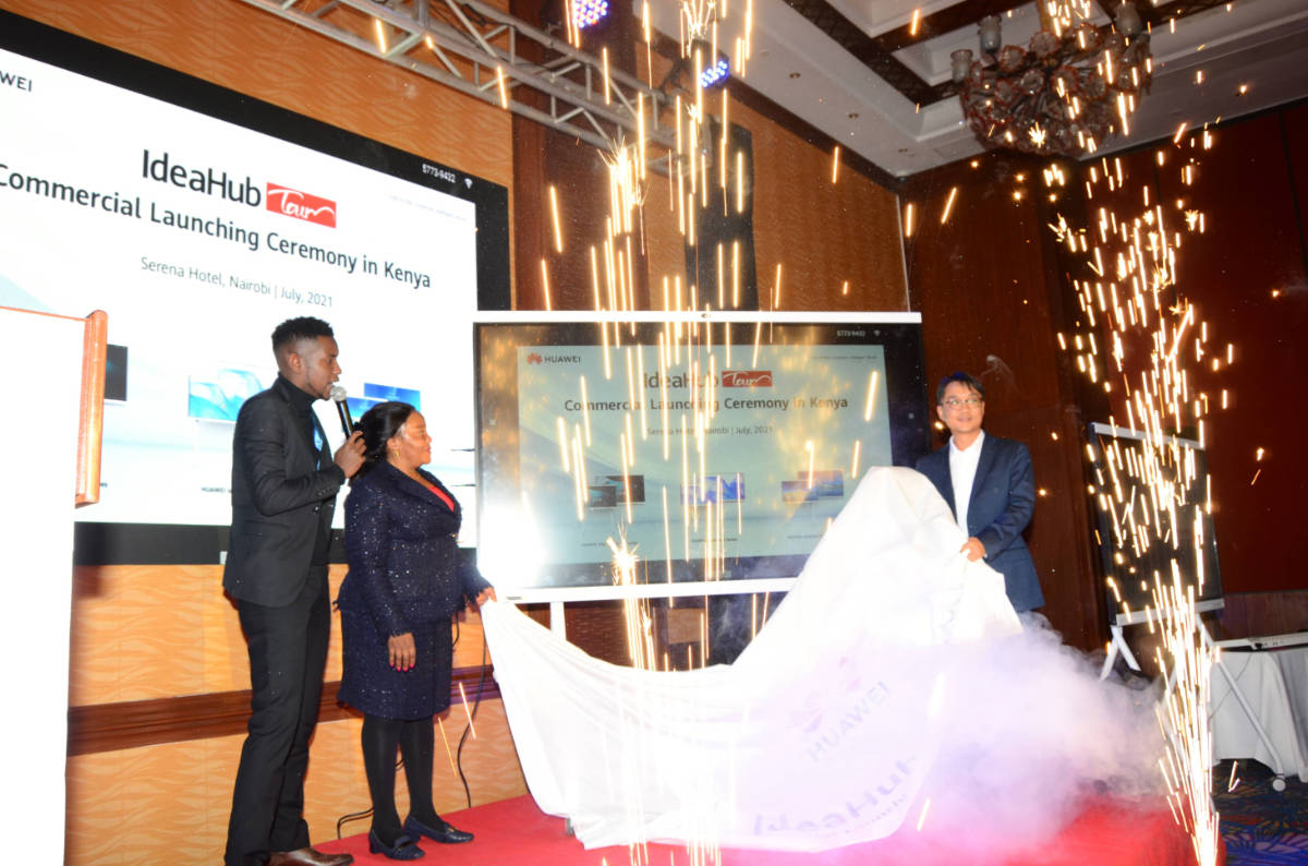 Huawei today launched the IdeaHub series of products in Kenya — The IdeaHub is a productivity tool for the smart office & learning institutions which bundles intelligent writing, High Definition (HD) video conferencing, and wireless sharing.