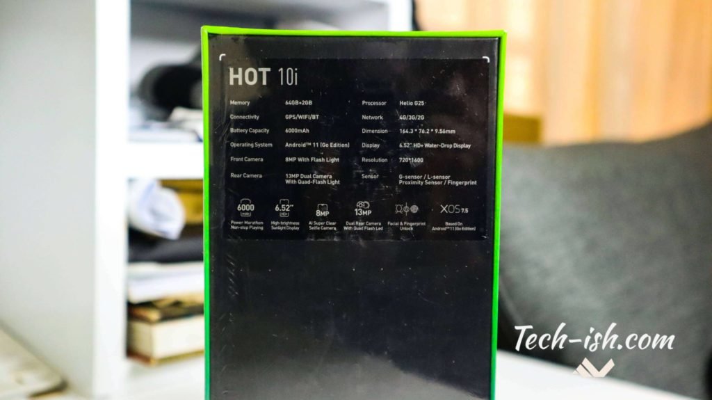 Infinix HOT 10i Android Go Phone Officially Launched