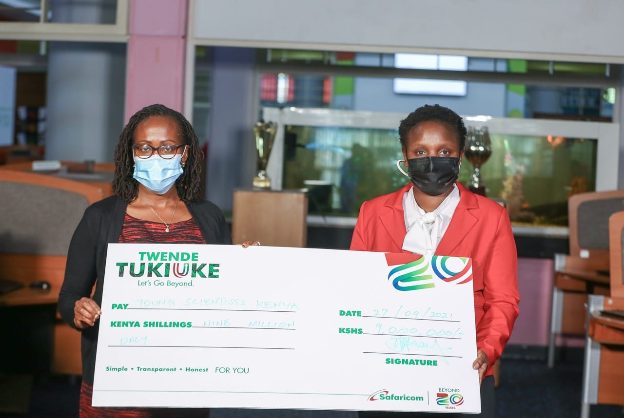 Young Scientists Kenya receives KES 9 Million from Blaze by Safaricom