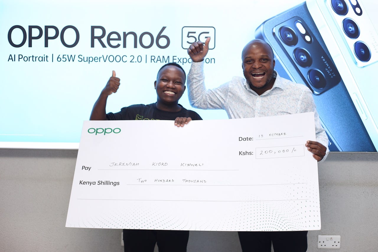 Winners of OPPO Kenya's Photography Challenge Awarded