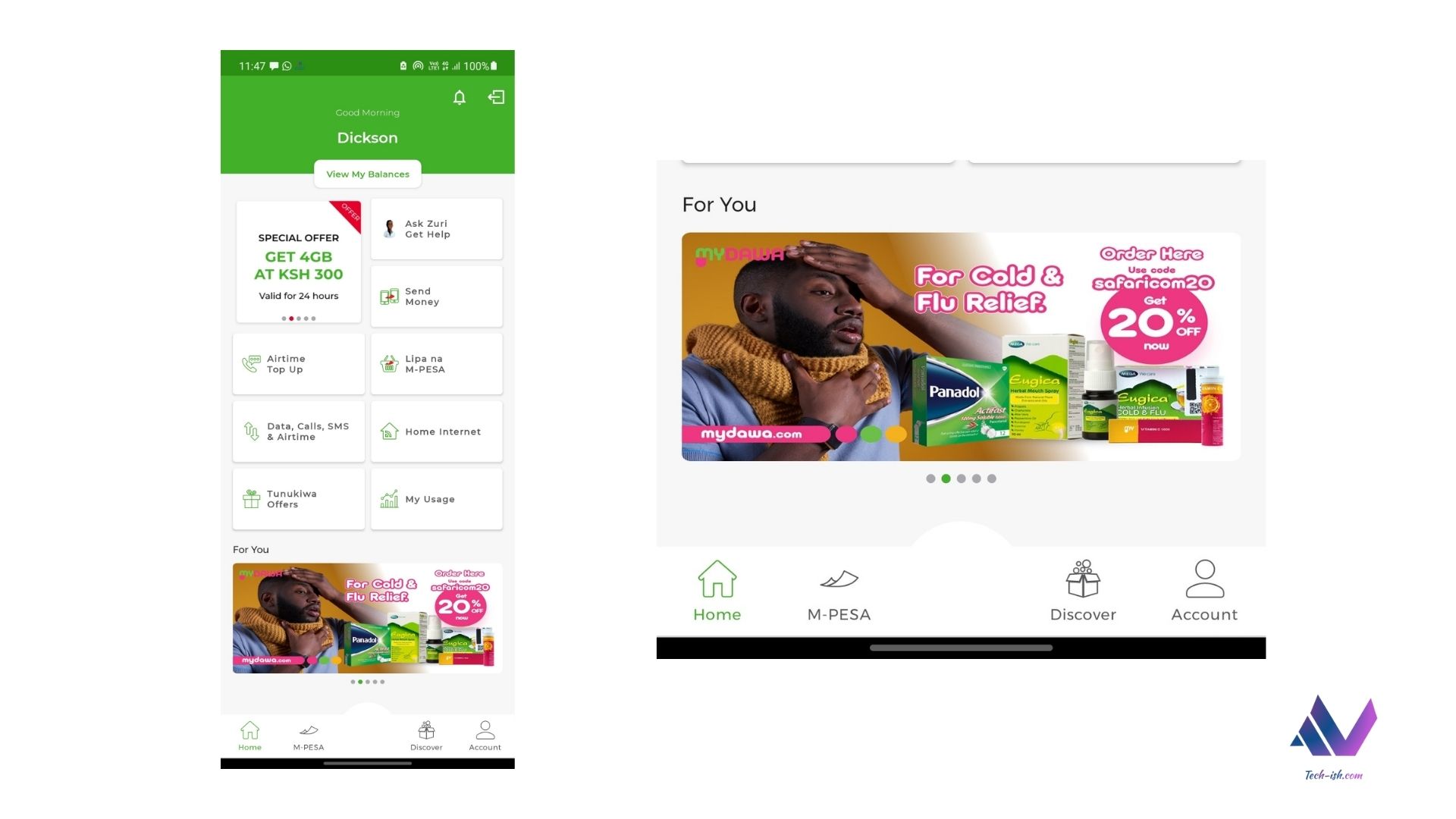 Ways Ads may come to Safaricom's M-Pesa Super App: