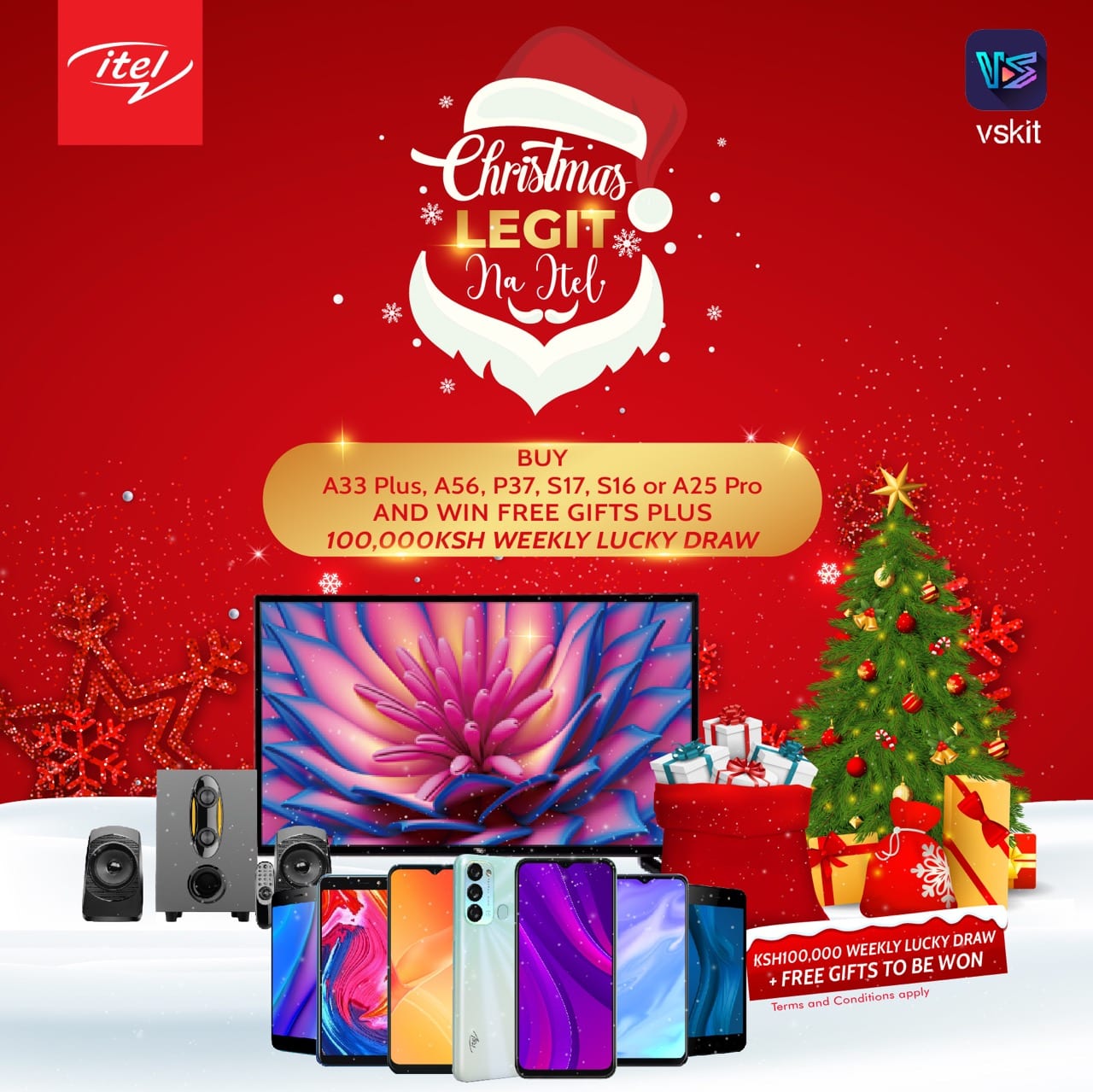 itel 'Christmas Legit' Campaign to award customers