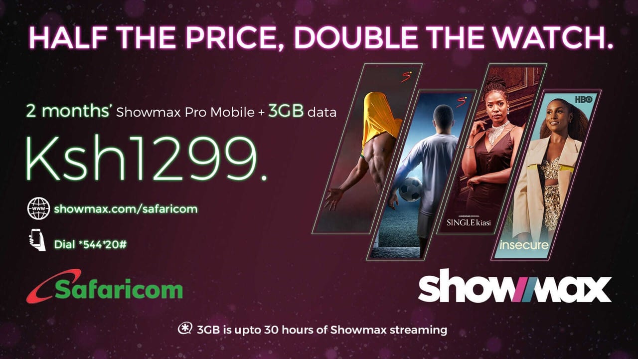 Showmax and Safaricom launch 60-day bundle offering subscription plus data