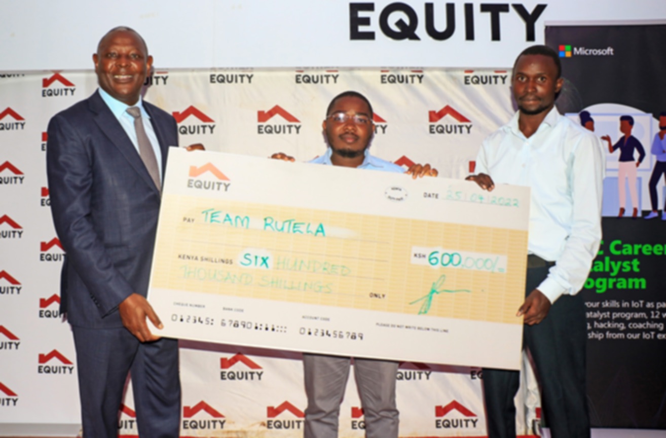 University Students who participated in 1st Equity Hackathon Awarded