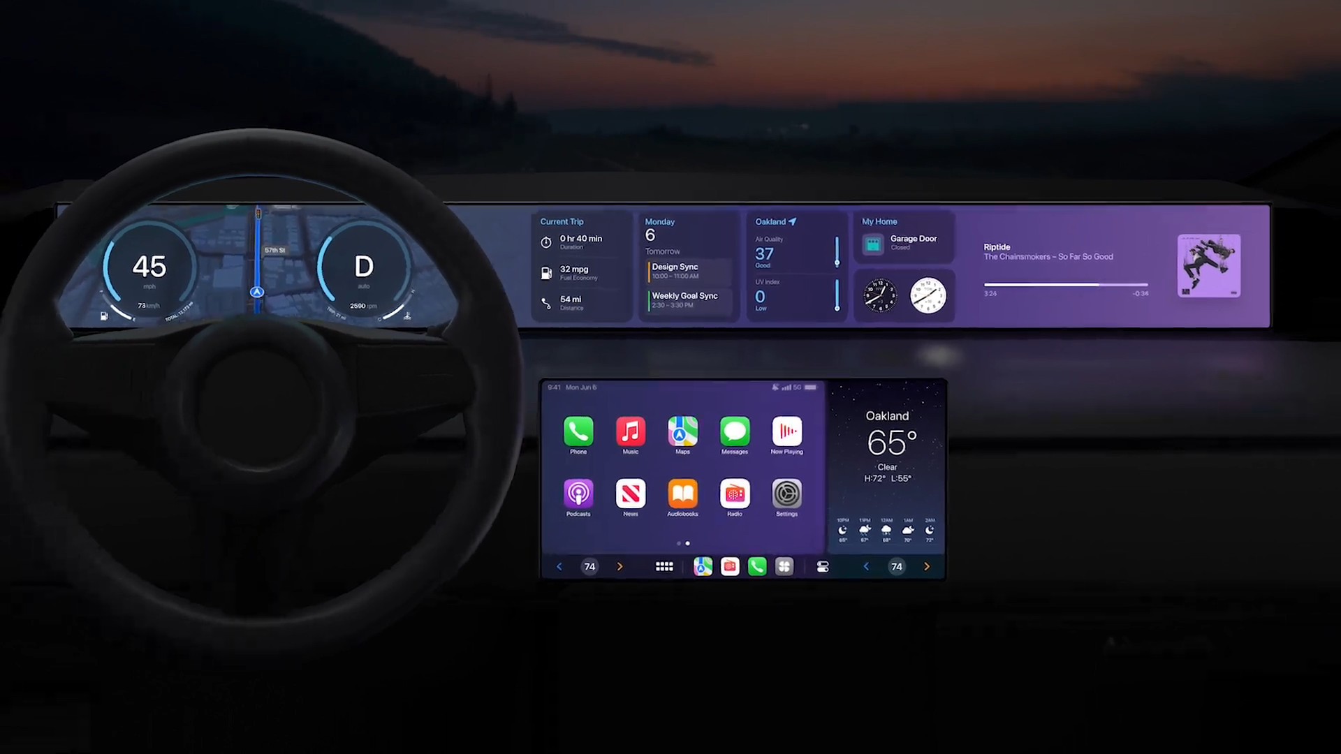 Apple has announced upcoming updates to CarPlay that set the foundation for their longterm strategy to take over the inside of your car.