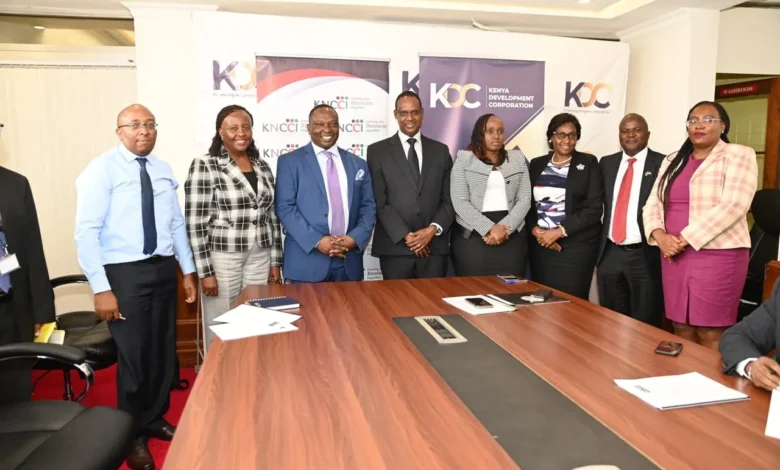 KDC partners with KNCCI to improve access to credit for SMEs in Kenya