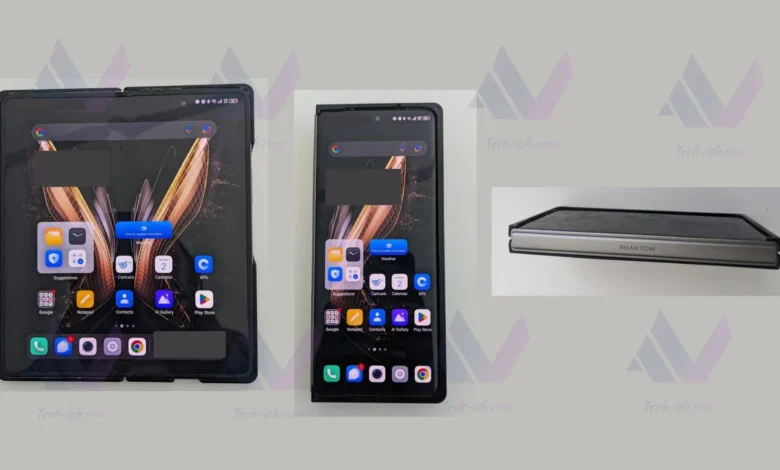 Phantom V FOLD; First look at TECNO's foldable phone