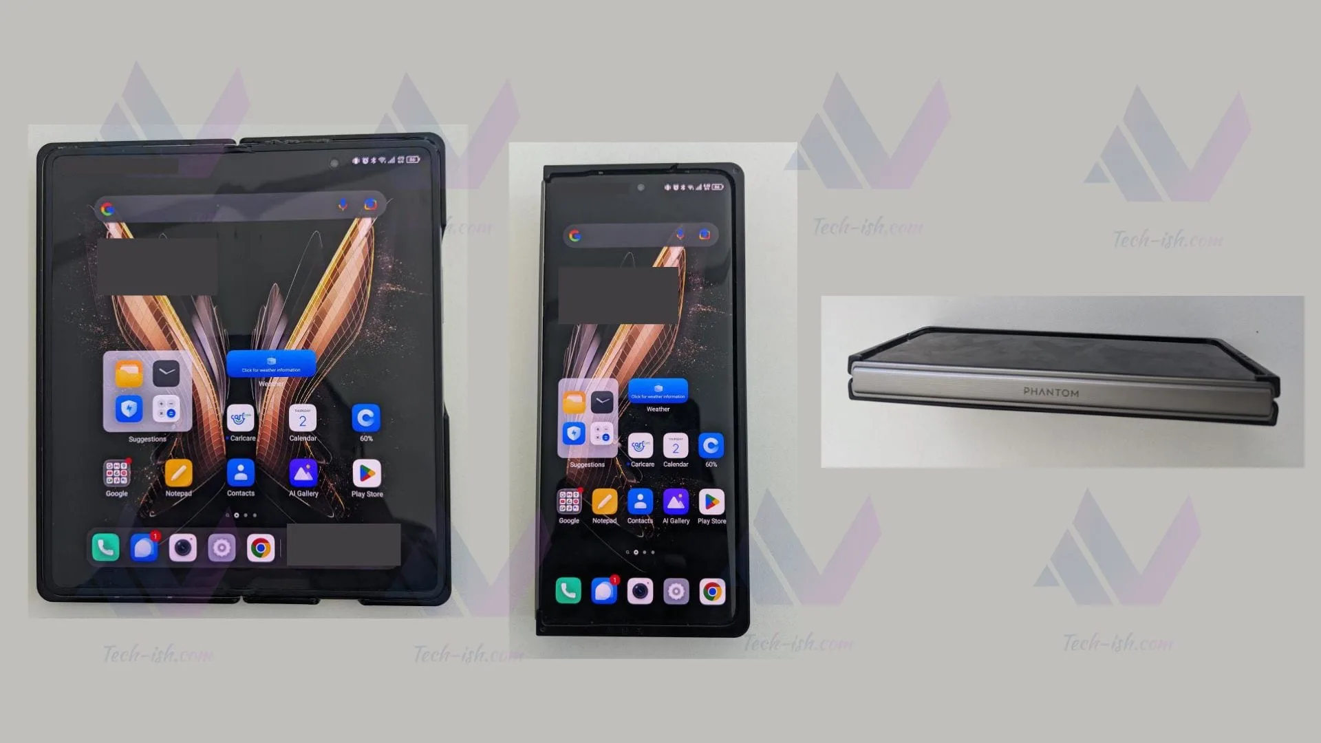 Phantom V FOLD; First look at TECNO's foldable phone